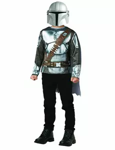 Dětská sada trička a masky The Mandalorian
