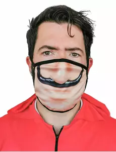 Maska s potiskem nosu „Zloděj“ pro dospělé