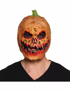 Usmívající se dýňová maska pro dospělé
