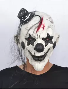 Děsivá maska rockera klauna pro dospělé