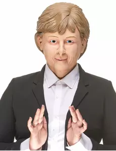 Latexová vtipná maska Angela pro dospělé