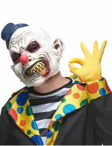 Odporná latexová klaunská maska pro dospělé
