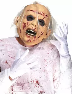 Latexová maska mrtvolný starý muž pro dospělé
