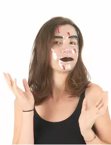 Průhledná maska zásah kulkou pro dospělé