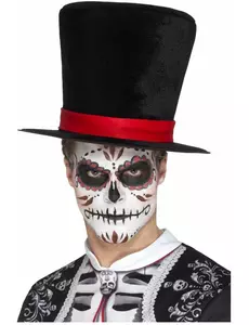 Sametový cylindr Day of the Dead pro dospělé