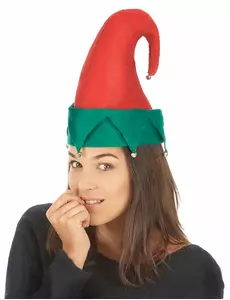 Vánoční elfí čepice se zvonky pro dospělé