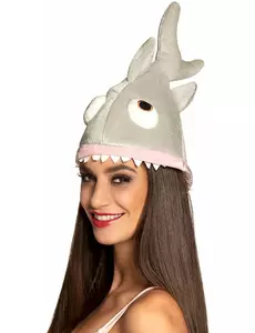 Plyšový klobouk malý žralok pro dospělé