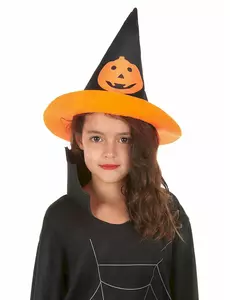 Dětský dýňový čarodějnický klobouk Halloween