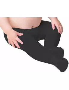Dětské černé neprůhledné punčochy