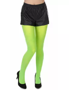 Fluorescenčně zelené punčocháče pro dospělé, Velikost: Medium/Large