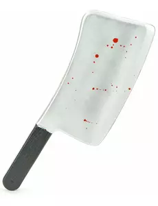 Plastový krvavý sekáček Halloween