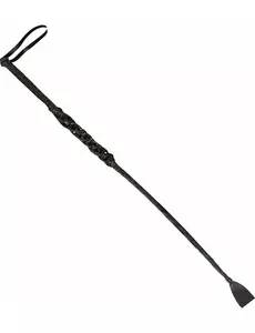 Jezdecký bič s koženým vzhledem 60 cm