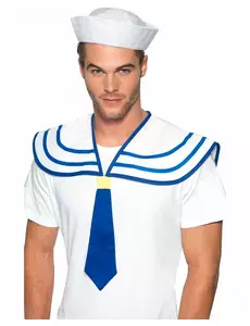 Námořnická kravata a límec pro dospělé