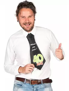 Vtipná kravata 40 let