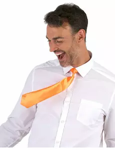 Oranžová kravata pro dospělé