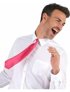 Růžová kravata pro dospělé