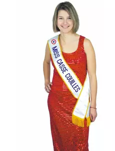 Humorná šála „Miss Pain in the Ass“ pro dospělé