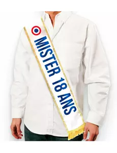 Trikolorní šála Mister 18