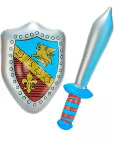 Nafukovací meč a štít