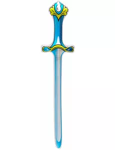 Modrý nafukovací meč 77 cm