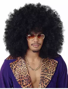 Černá maxi afro paruka