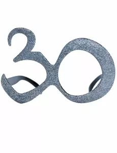 Třpytivé brýle „30 let“