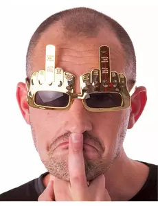 Brýle se zvednutým prstem pro dospělé
