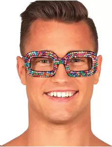 Vícebarevné pop brýle pro dospělé