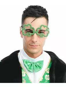 Brýle se čtyřlístky St. Patrick’s Day pro dospělé