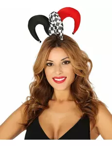 Mini šaškovská čepička červená/černá pro dospělé