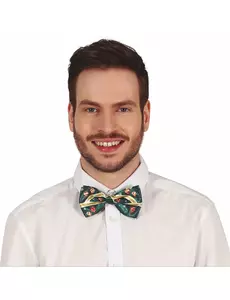 Zelený vánoční motýlek pro dospělé
