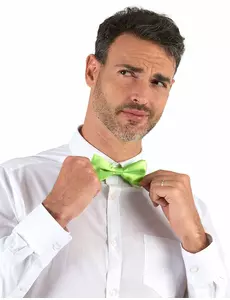 Fluorescenčně zelený motýlek pro dospělé