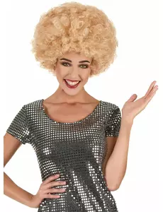Afro paruka Adult Comfort blond