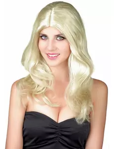 Vlnitá blond paruka pro ženy