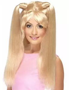 Blond paruka dívčí kapely pro ženy