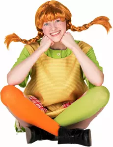 Paruka Pippi Dlouhá punčocha pro ženy