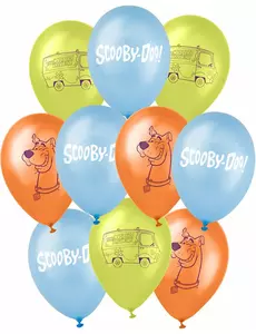 10 latexových balónků Scooby-Doo 25 x 32 cm