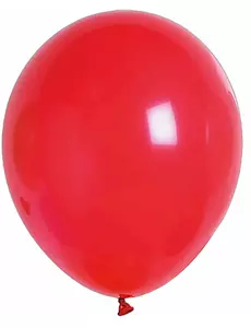 100 červených metalických balónků 29 cm