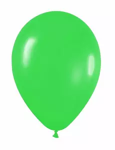 12 zelených balónků 28 cm