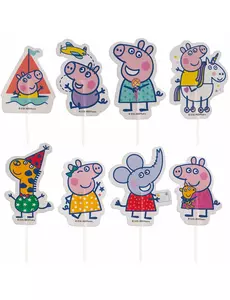 16 dortových topperů Peppa Pig