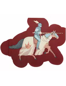 16 ubrousků „Burgundy Knight“ 33 x 24 cm