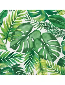 16 ubrousků Palm Tropical Luau 33 x 33 cm