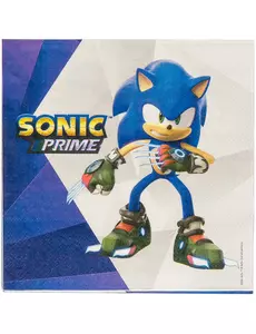 16 ubrousků Sonic Prime 33x33 cm