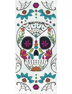 20 plastových sáčků na sladkosti Day of the Dead 28 x 12 cm