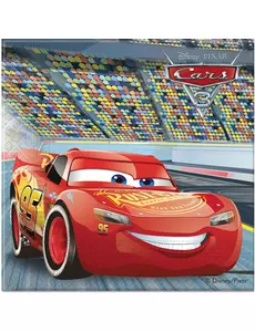 20 papírových ubrousků Lightning McQueen Cars 3 33 x 33 cm