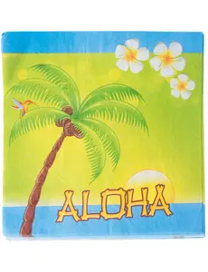 20 papírových ubrousků Aloha 33 x 33 cm