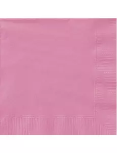 20 růžových papírových ubrousků 33 × 33 cm