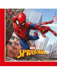 20 papírových ubrousků Spiderman Fighter 33 x 33 cm