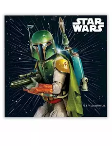 20 papírových ubrousků Star Wars Galaxy 33 x 33 cm