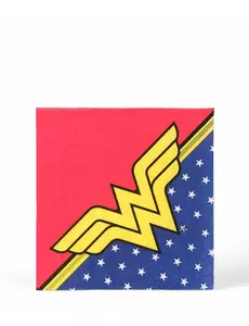 20 Wonder Woman papírových ubrousků 33 × 33 cm